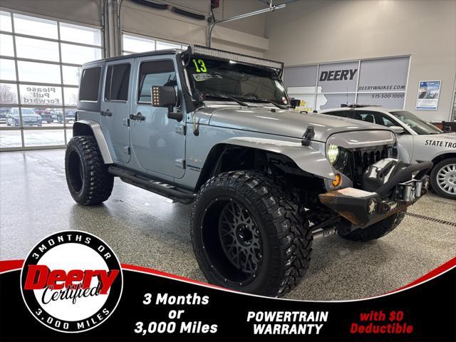 used 2013 Jeep Wrangler Unlimited car, priced at $19,285