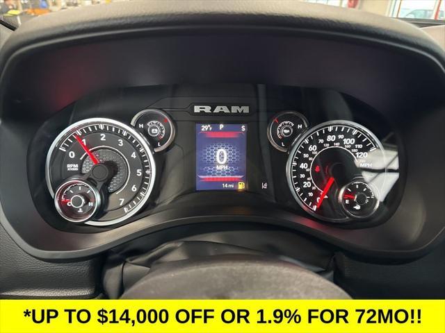 new 2025 Ram 1500 car, priced at $46,033