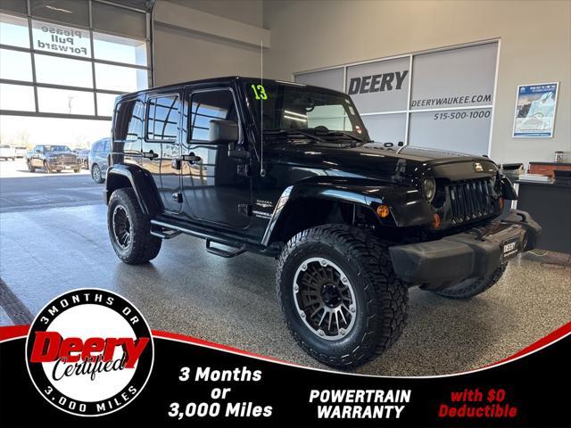 used 2013 Jeep Wrangler Unlimited car, priced at $18,949