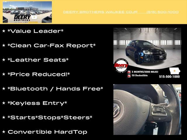 used 2013 Volkswagen Eos car, priced at $6,250