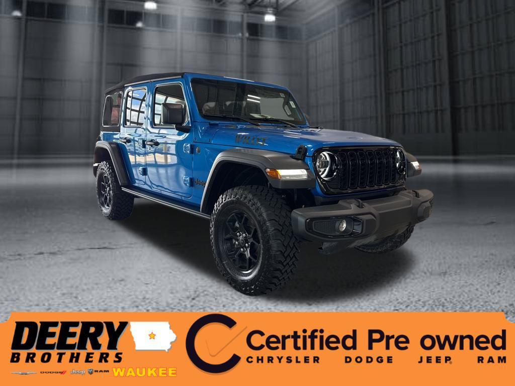 used 2024 Jeep Wrangler car, priced at $41,499