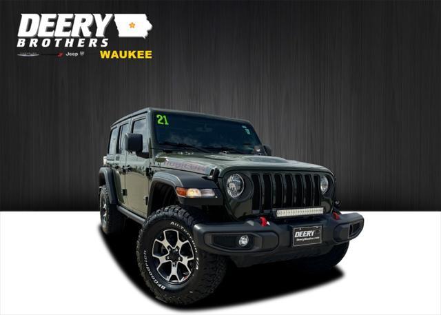 used 2021 Jeep Wrangler Unlimited car, priced at $44,600