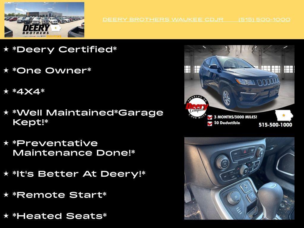 used 2019 Jeep Compass car, priced at $17,995