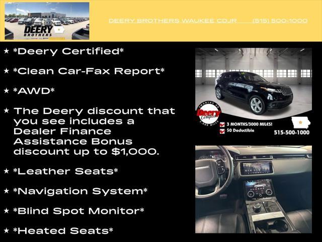 used 2020 Land Rover Range Rover Velar car, priced at $31,658