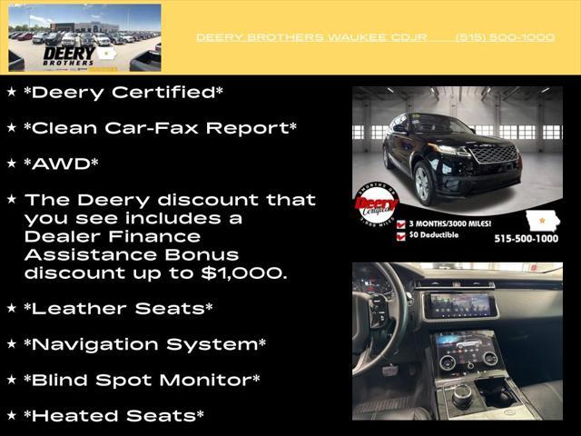 used 2020 Land Rover Range Rover Velar car, priced at $28,488