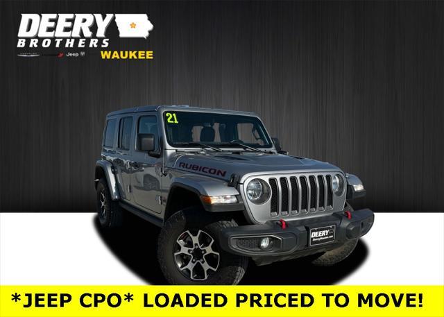 used 2021 Jeep Wrangler Unlimited car, priced at $39,333