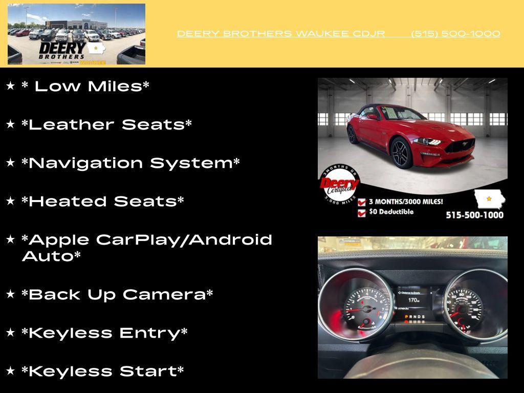 used 2019 Ford Mustang car, priced at $33,067