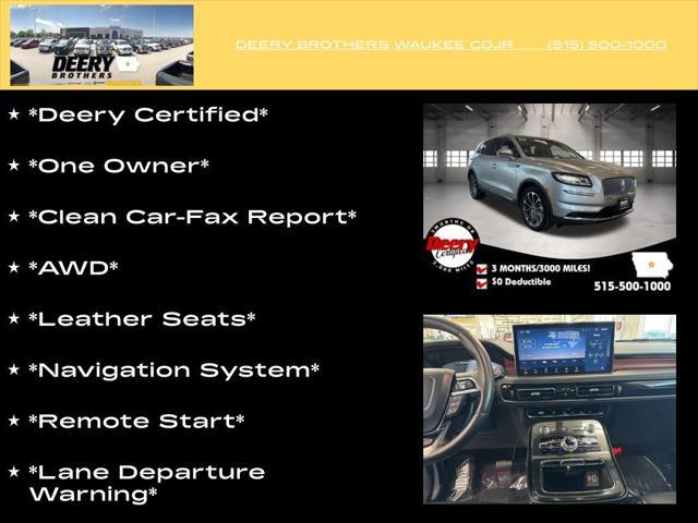 used 2023 Lincoln Nautilus car, priced at $39,472