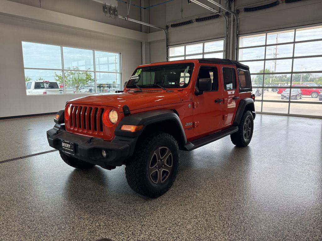 used 2018 Jeep Wrangler Unlimited car, priced at $19,692