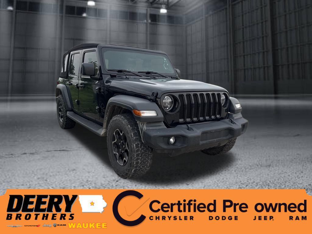 used 2020 Jeep Wrangler Unlimited car, priced at $27,345