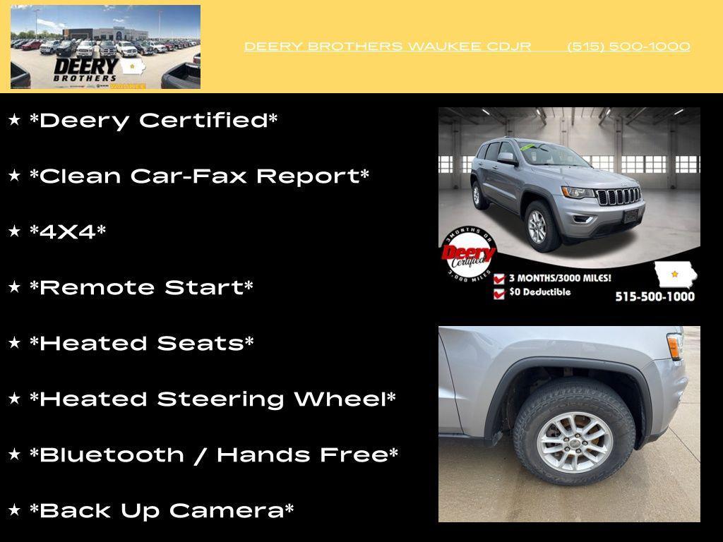 used 2018 Jeep Grand Cherokee car, priced at $13,912