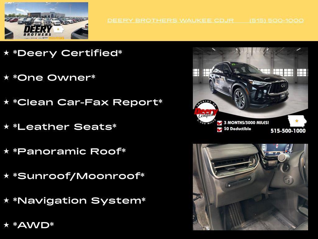 used 2025 INFINITI QX60 car, priced at $37,970