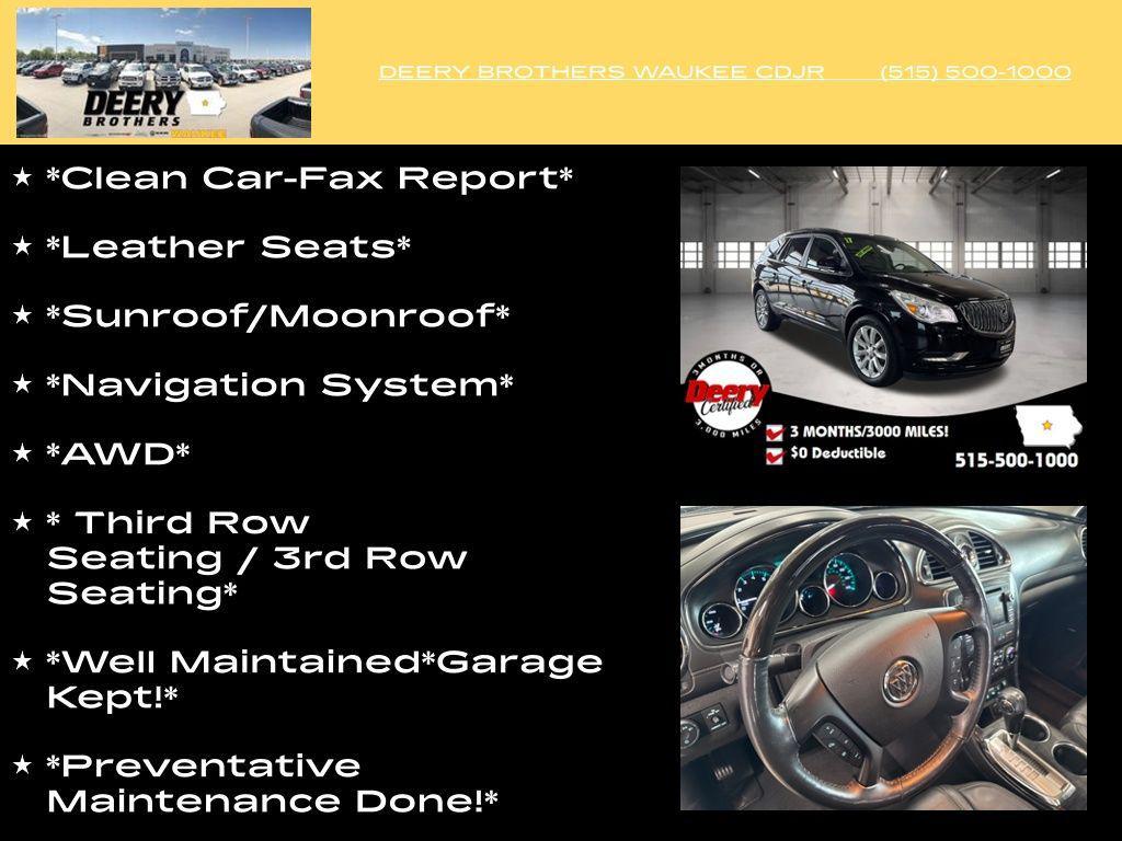 used 2017 Buick Enclave car, priced at $13,617