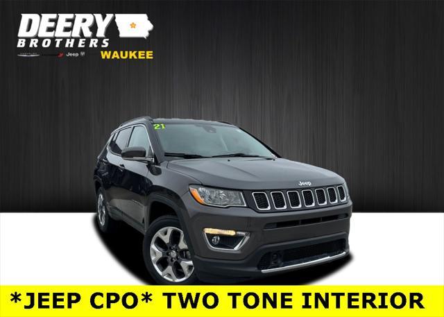 used 2021 Jeep Compass car, priced at $23,333