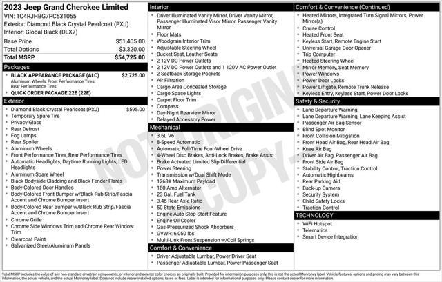used 2023 Jeep Grand Cherokee car, priced at $35,587