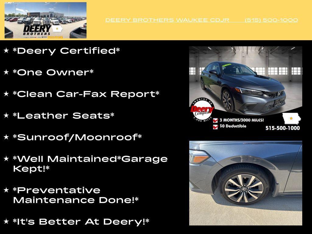 used 2022 Honda Civic car, priced at $24,994