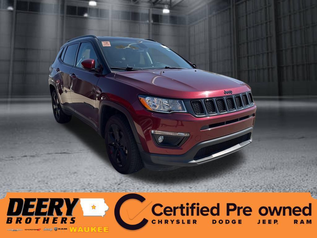 used 2021 Jeep Compass car, priced at $18,375