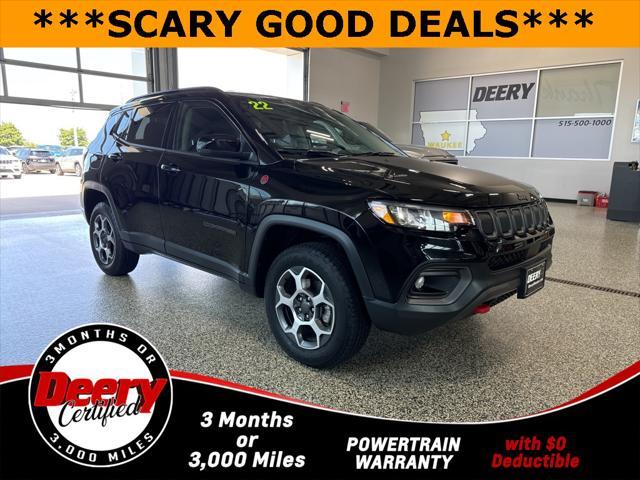 used 2022 Jeep Compass car, priced at $23,500