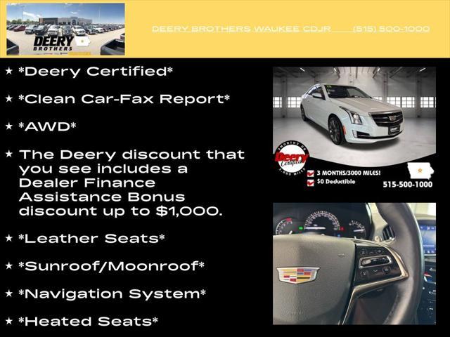 used 2019 Cadillac ATS car, priced at $21,337