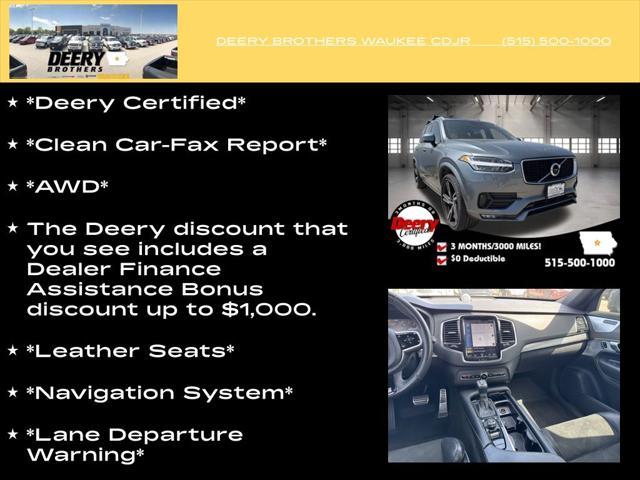 used 2018 Volvo XC90 car, priced at $27,657