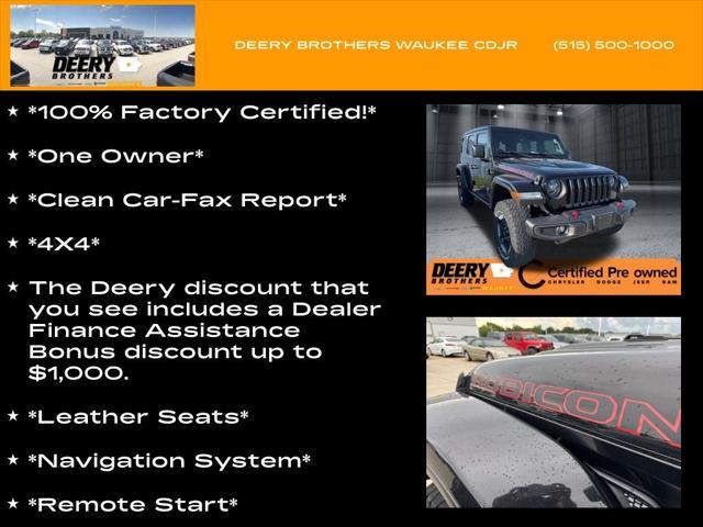 used 2021 Jeep Wrangler Unlimited car, priced at $35,790