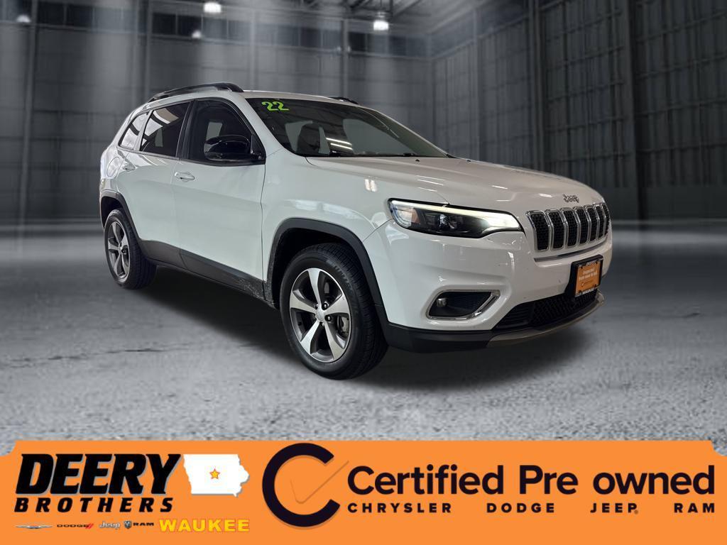 used 2022 Jeep Cherokee car, priced at $23,377