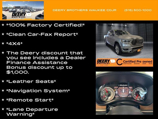 used 2022 Ram 1500 car, priced at $44,142