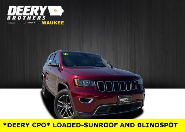 used 2018 Jeep Grand Cherokee car, priced at $19,596