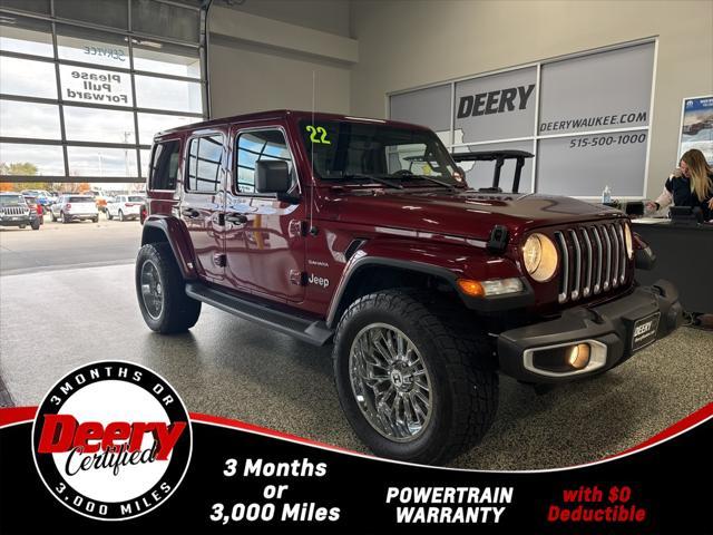 used 2022 Jeep Wrangler Unlimited car, priced at $34,488