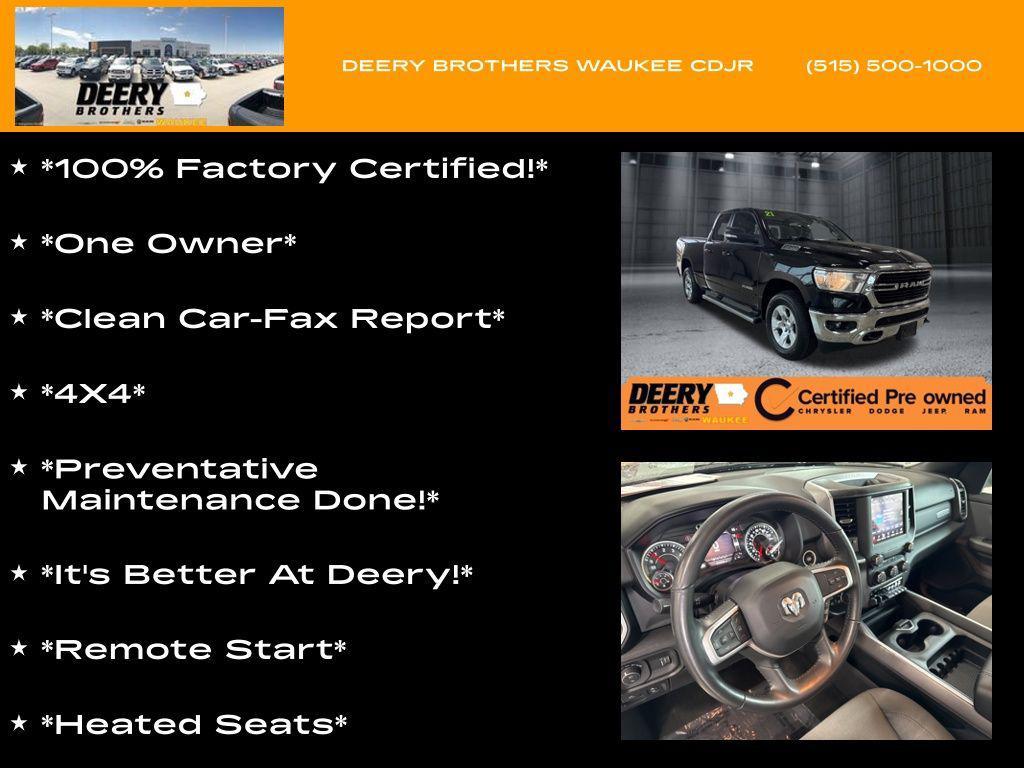 used 2021 Ram 1500 car, priced at $31,909