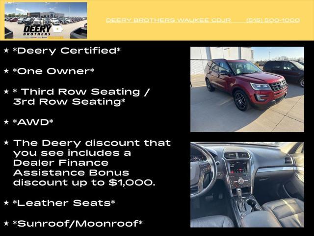 used 2017 Ford Explorer car, priced at $14,294