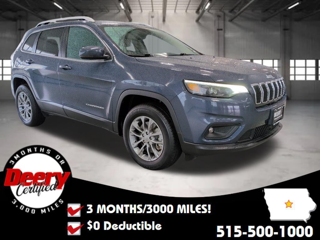used 2021 Jeep Cherokee car, priced at $17,389