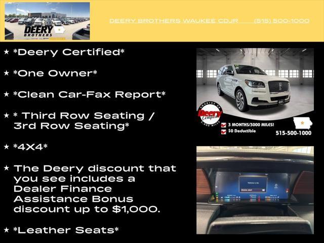 used 2023 Lincoln Navigator car, priced at $53,525