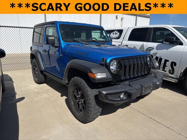 used 2022 Jeep Wrangler car, priced at $28,987