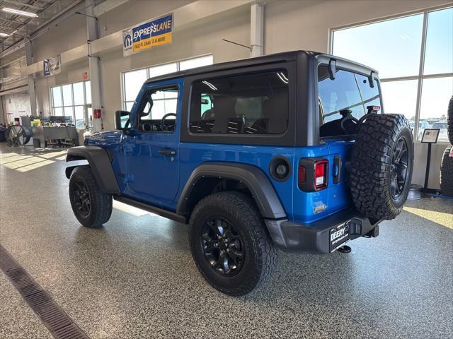 used 2022 Jeep Wrangler car, priced at $28,395