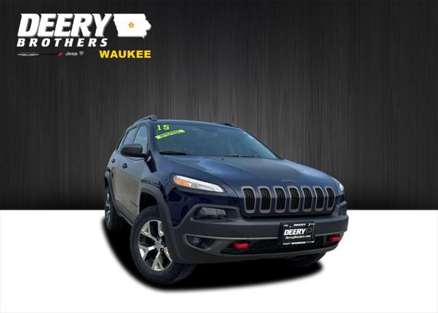 used 2015 Jeep Cherokee car, priced at $10,500