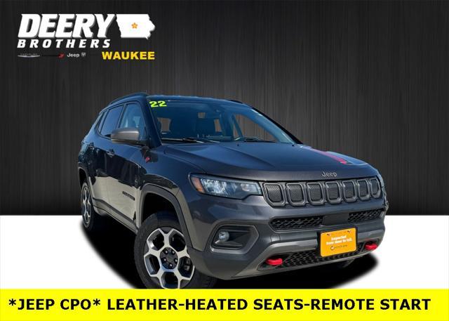used 2022 Jeep Compass car, priced at $25,490