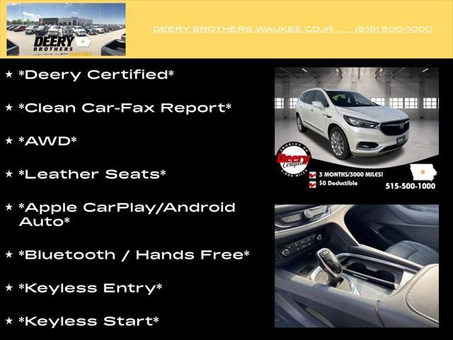 used 2021 Buick Enclave car, priced at $27,299