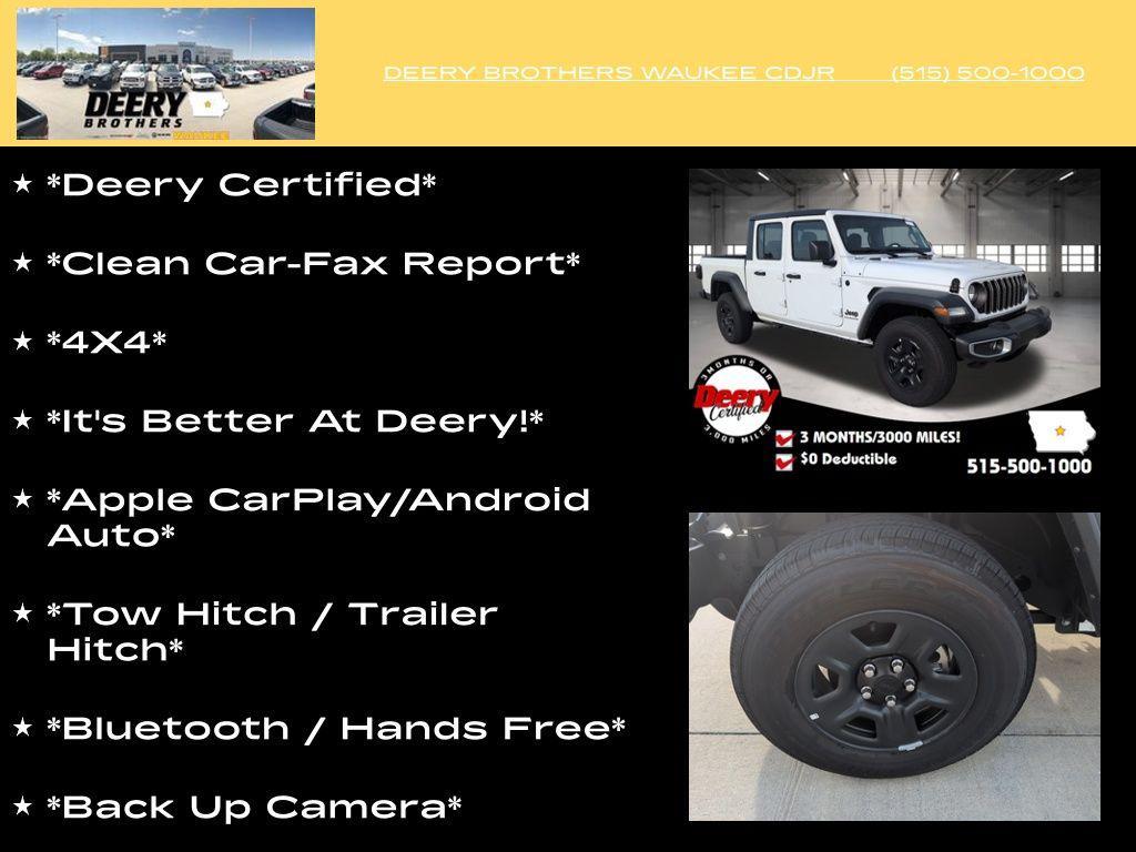 used 2024 Jeep Gladiator car, priced at $37,594