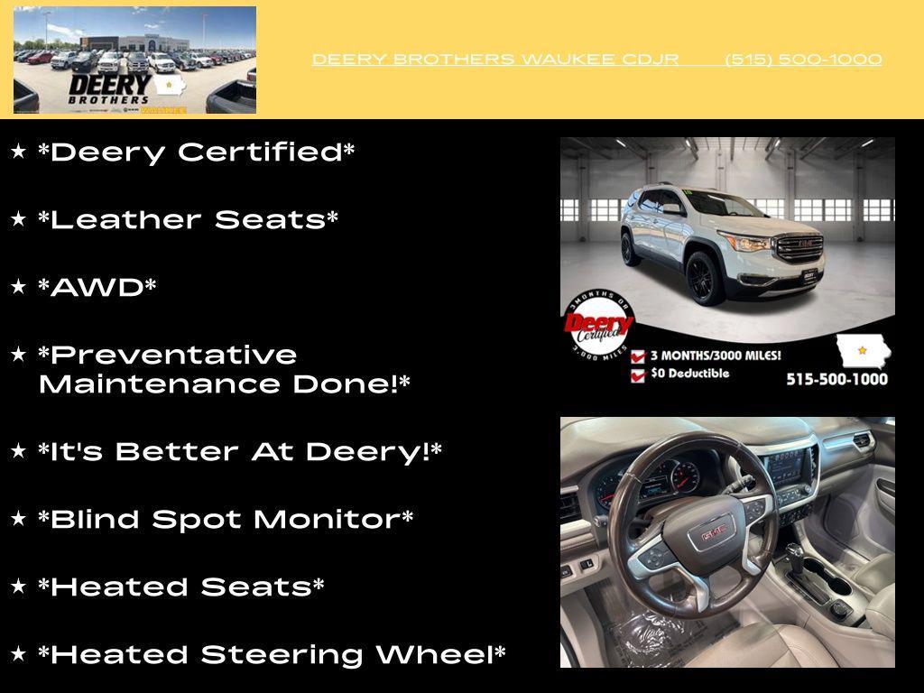 used 2019 GMC Acadia car, priced at $19,970