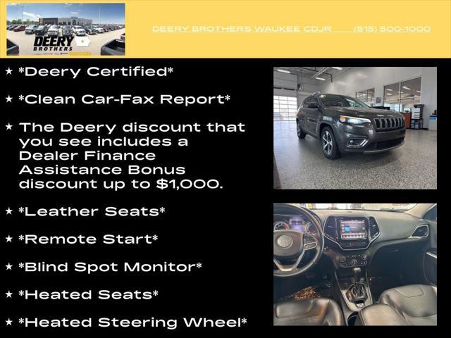 used 2019 Jeep Cherokee car, priced at $13,880