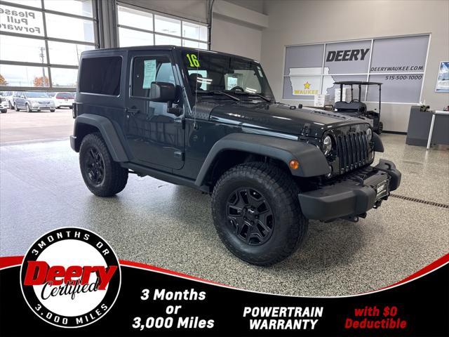 used 2016 Jeep Wrangler car, priced at $20,695