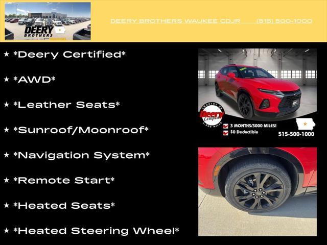 used 2021 Chevrolet Blazer car, priced at $28,372