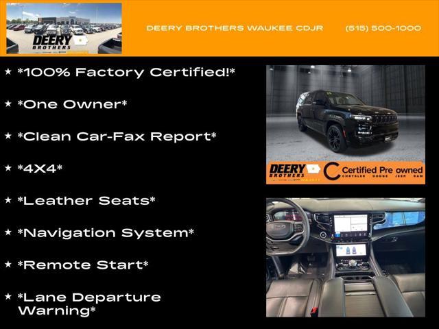 used 2024 Jeep Grand Wagoneer car, priced at $70,887
