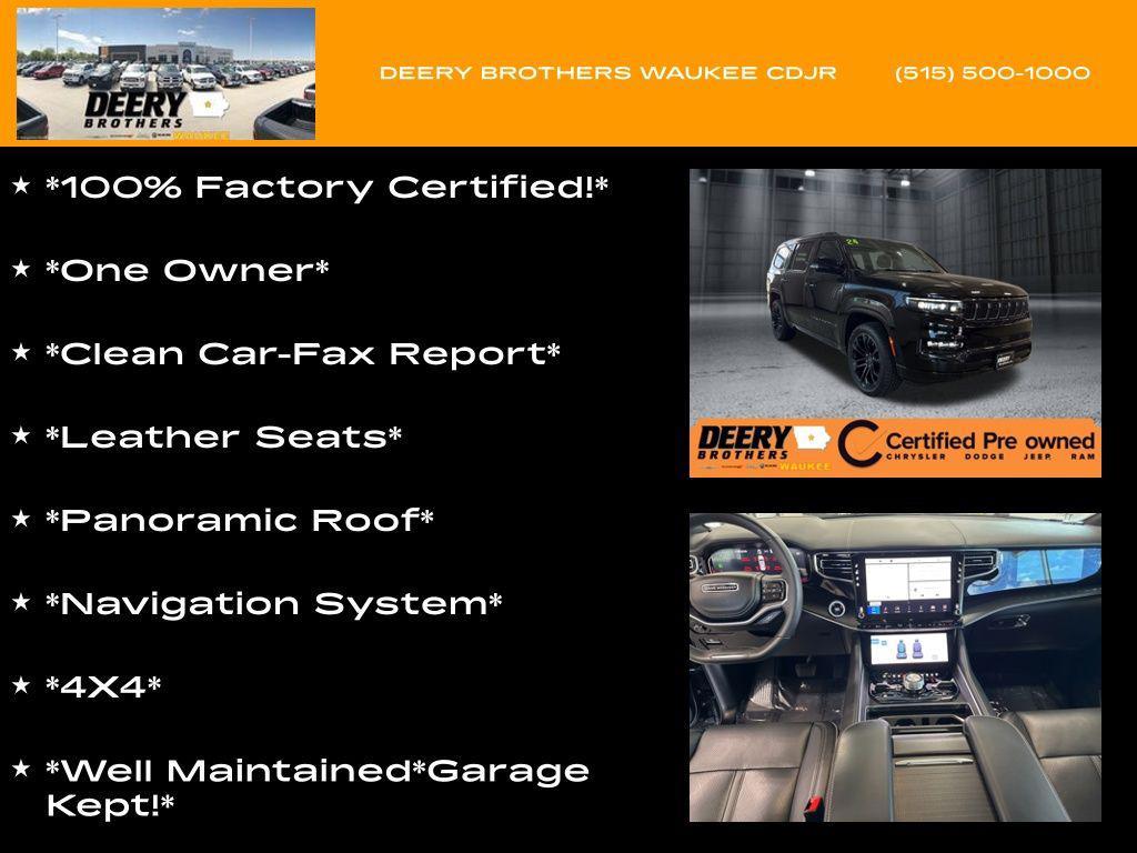 used 2024 Jeep Grand Wagoneer car, priced at $66,495