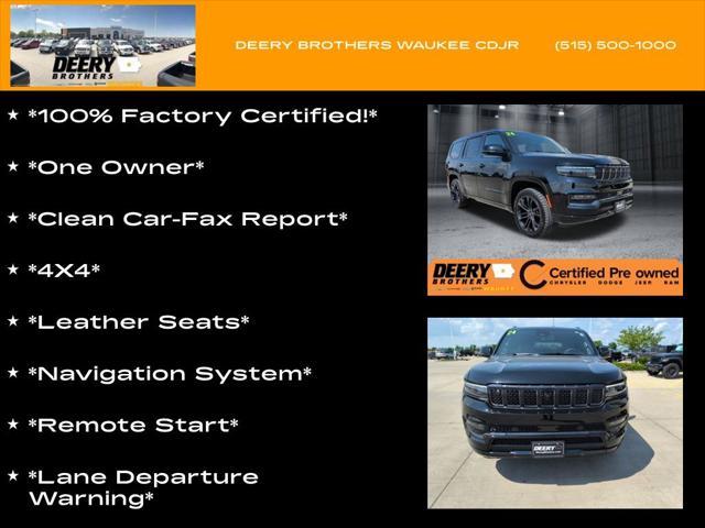 used 2024 Jeep Grand Wagoneer car, priced at $71,892