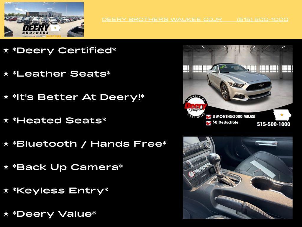 used 2016 Ford Mustang car, priced at $12,997
