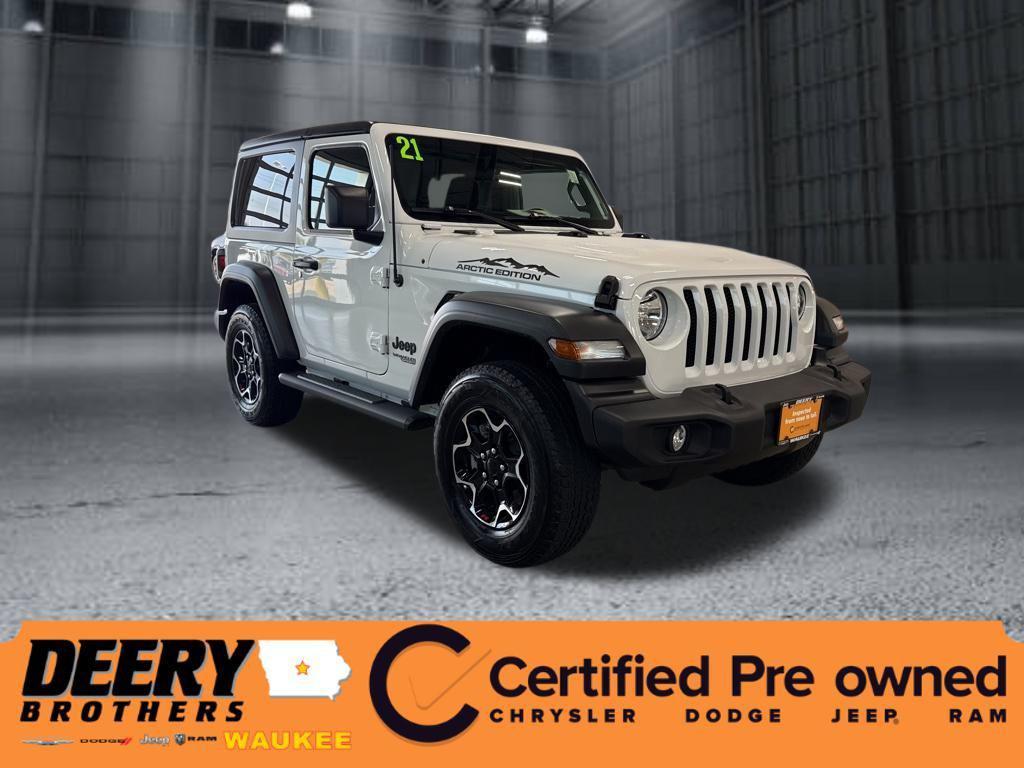 used 2021 Jeep Wrangler car, priced at $29,687