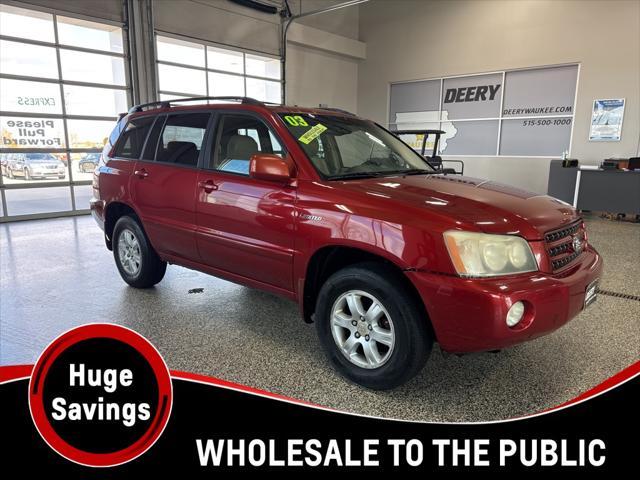 used 2003 Toyota Highlander car, priced at $6,045