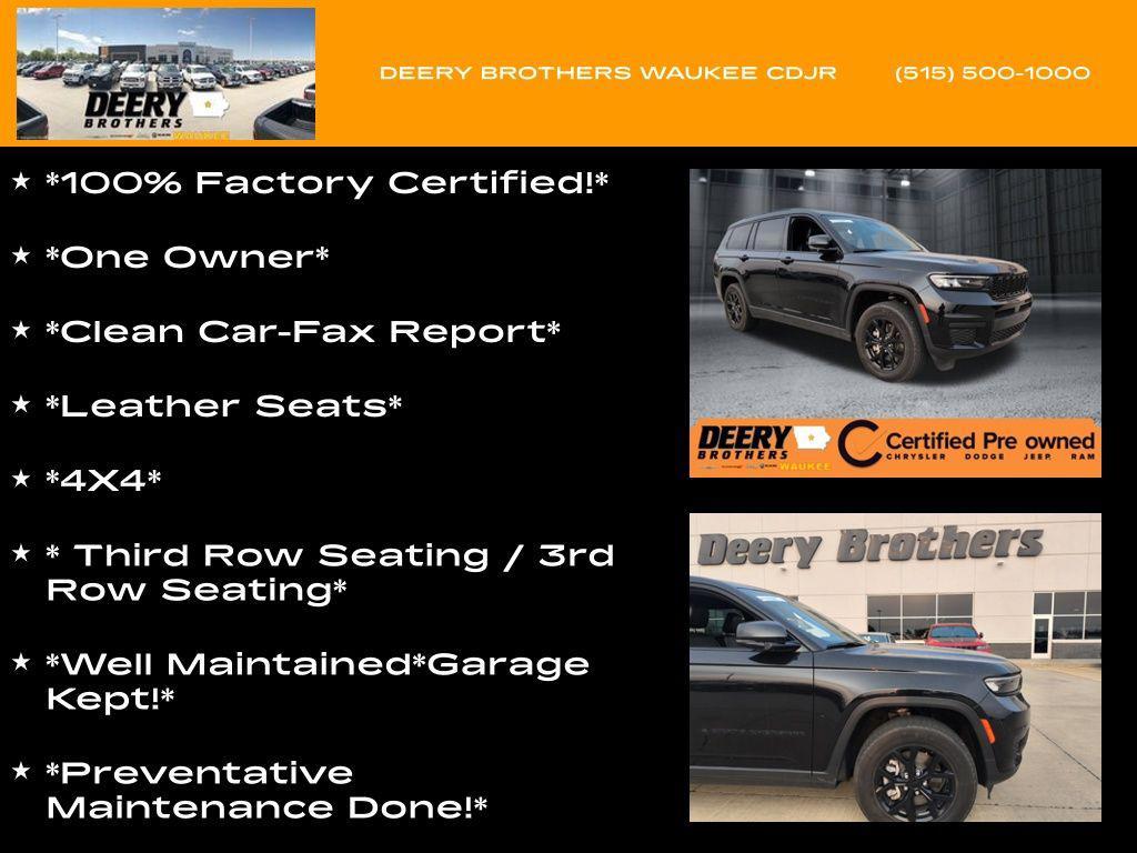 used 2024 Jeep Grand Cherokee L car, priced at $32,244